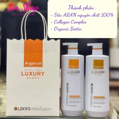 Bộ dầu gội xả Olexrs Luxury 500ml - Phục hồi tóc hư tổn, chống rụng, chỉ 365k