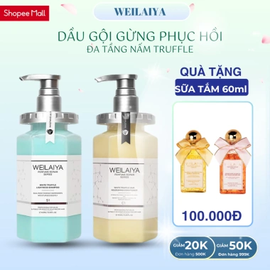 Bộ Dầu gội xả Truffle Weilaiya đa tầng: Phục hồi tóc khô xơ, hư tổn, giảm 22% chỉ 543.000₫ 10