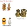 Bộ đầu nối khớp nối nhanh cho máy rửa xe áp lực cao, gia đình - Giá chỉ 26.500₫