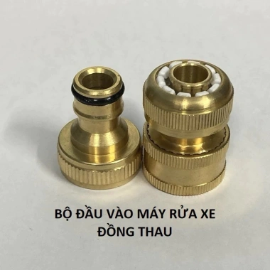 Bộ đầu nối khớp nối nhanh cho máy rửa xe áp lực cao, gia đình - Giá chỉ 26.500₫ 3
