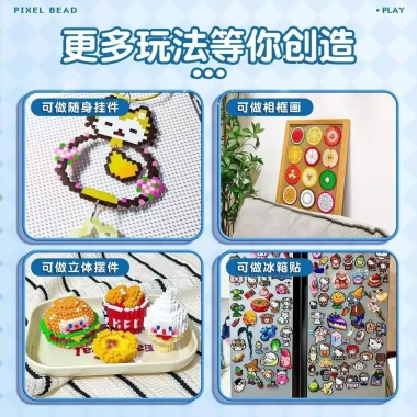 Bộ Đậu Xếp Hình DIY 96 Màu - Phát Triển Tư Duy Trẻ Em, Giá Ưu Đãi 986.700 VND