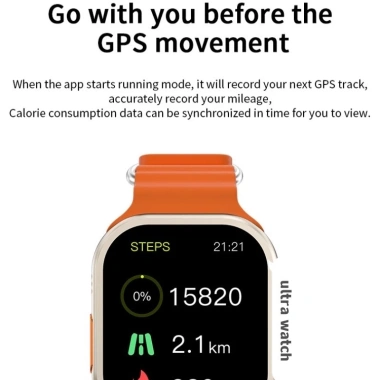 Bộ dây 3 trong 1 Smartwatch S9 Ultra 49mm, nhắc cuộc gọi, đo nhịp tim, tập luyện - 187.481đ