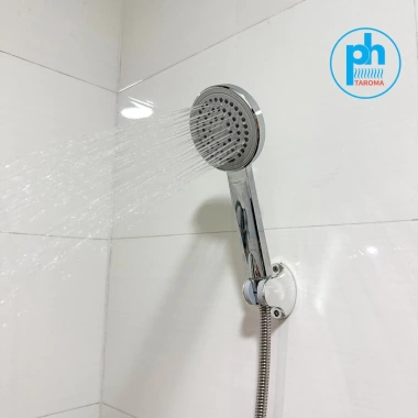 Bộ dây bát sen tắm mặt tròn TAROMA, vòi sen nóng lạnh, bát sen, dây sen, cài sen - 15.000