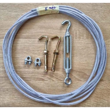 Bộ Dây Cáp Phơi Quần Áo 5mm Siêu Bền Gắn Tường Treo Rèm Phơi Đồ Giá 25.000 8 Bộ Dây Cáp Phơi Quần Áo 5mm Siêu Bền Gắn Tường Treo Rèm Phơi Đồ Giá 25.000 8