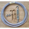 Bộ Dây Cáp Phơi Quần Áo 5mm Siêu Bền Gắn Tường Treo Rèm Phơi Đồ Giá 25.000 9