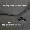 Bộ Dây Điện Tổng Xe Xmen Cùm Công Tắc FZ V2 Đấu Nối Sẵn Đổi Nguồn 12V Xe Độ/Zin - 290k 9