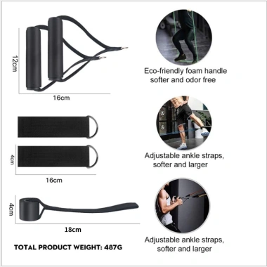 Bộ dây kháng lực 10 mảnh Comfo - Dây kéo Yoga, thun Pilates, chỉ 117.720₫ 6 Bộ dây kháng lực 10 mảnh Comfo - Dây kéo Yoga, thun Pilates, chỉ 117.720₫ 6