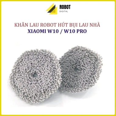 Bộ đế gắn khăn W10 + tấm lau xoay thay thế Robot Dreame W10/WPro - Giá chỉ 125k 3