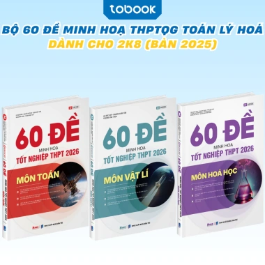 Bộ Đề Minh Họa Toán Lý Hóa Ôn Thi THPT 2.026 Moonbook Lớp 12 - Giá ưu đãi 179.999đ