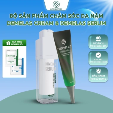 Bộ Demelas CREAM + Serrum 25g - Chăm sóc da nám, Da sáng mịn, Giá 1.898.000 VND