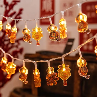 Bộ đèn LED RHPOA CNY Trang trí Tết Nguyên Đán – Chiếu sáng lễ hội sáng rực, tiết kiệm điện, giảm giá 22%