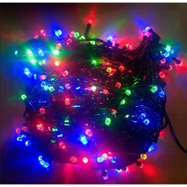 Bộ Đèn Nháy 50M Kim Cương Dây LED 4 Lớp Trang Trí Tiểu Cảnh Tết Giá 50.000 VND