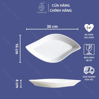 Bộ đĩa lá 6 dĩa sứ xoài châu Âu bát đĩa hoa đẹp cúng gia tiên, giá 224.700 VND