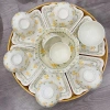 Bộ đĩa thờ cúng sứ hoa mai vàng chịu nhiệt - Set bát đĩa hoa mặt trời, giá 300.000₫ 3