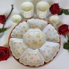 Bộ đĩa thờ cúng sứ hoa mai vàng chịu nhiệt - Set bát đĩa hoa mặt trời, giá 300.000₫ 8