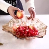 Bộ Đĩa Tô Hướng Dương Nhũ Vàng Sang Trọng - Đựng Trái Cây & Mứt, Trang Trí Đẳng Cấp, Giá 172.660 VNĐ 4