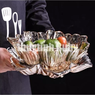 Bộ Đĩa Tô Hướng Dương Nhũ Vàng Sang Trọng - Đựng Trái Cây & Mứt, Trang Trí Đẳng Cấp, Giá 172.660 VNĐ 6 Bộ Đĩa Tô Hướng Dương Nhũ Vàng Sang Trọng - Đựng Trái Cây & Mứt, Trang Trí Đẳng Cấp, Giá 172.660 VNĐ 6