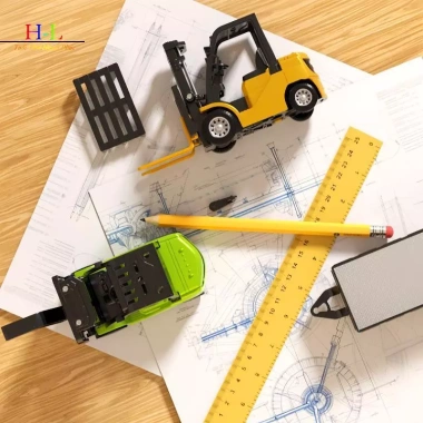 Bộ điều khiển RC 2.4GHz cho xe nâng mô hình ô tô đồ chơi - Kim xoay kèm phễu LMWU 6