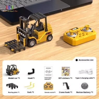 Bộ điều khiển RC 2.4GHz cho xe nâng mô hình ô tô đồ chơi - Kim xoay kèm phễu LMWU 10
