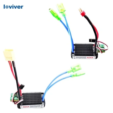 Bộ điều khiển tốc độ điện tử chống nước 640A ESC cho động cơ chải - Phụ kiện thuyền RC, giá ưu đãi 564.300₫