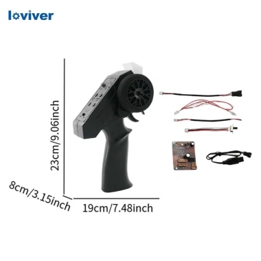 Bộ Điều Khiển Từ Xa RC Chắc Chắn Dễ Lắp Đặt Nâng Cấp Bảng Thu cho Xe Tải MN78 MN82 MN99S MN128 Giá ưu đãi 479.600₫