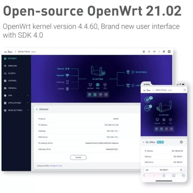 Bộ định tuyến GL.iNet GL-AXT1.800 Slate AX Wi‑Fi 6 VPN ExpressVPN Aircove Go – 3.49 triệu 2