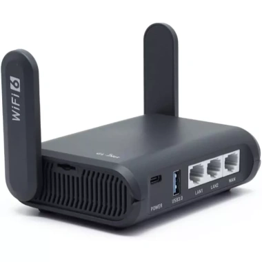 Bộ định tuyến GL.iNet GL-AXT1.800 Slate AX Wi‑Fi 6 VPN ExpressVPN Aircove Go – 3.49 triệu 10