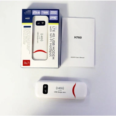 Bộ định tuyến không dây 4G LTE USB Dongle 150Mbps - Di động, băng thông rộng, Thẻ SIM, chuyển đổi WiFi, 185.000đ