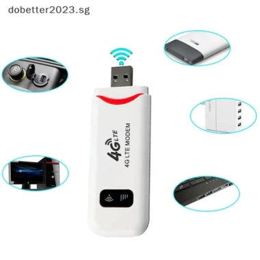 Bộ định tuyến không dây 4G LTE USB Dongle 150Mbps Modem WiFi cho nhà & văn phòng, giảm còn 188.415 VND 4 Bộ định tuyến không dây 4G LTE USB Dongle 150Mbps Modem WiFi cho nhà & văn phòng, giảm còn 188.415 VND 4