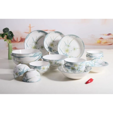 Bộ đồ ăn 11 món cao cấp gốm sứ - bát, đĩa, tô, chén - Giá ưu đãi 145.000 VND