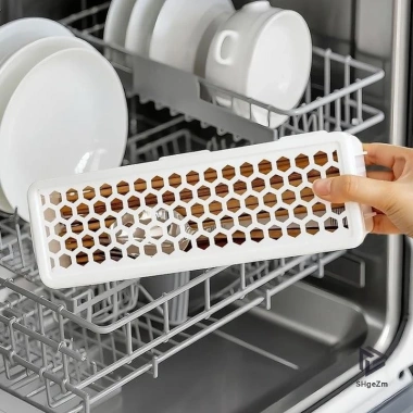 Bộ đồ ăn cụ thể đa năng cho máy rửa chén - dao, nĩa, đũa, hộp lưu trữ, làm sạch núm vú giả và thìa hai mặt - MỚI
