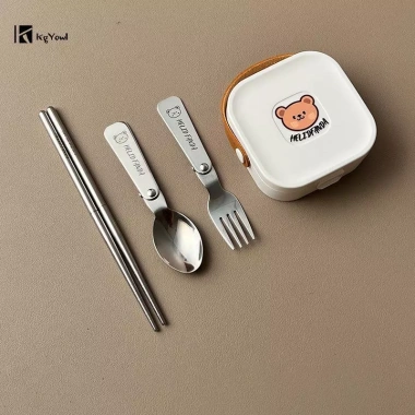 Bộ Đồ Ăn Dã Ngoại KgYewl 304 Thép Không Gỉ Gấp, Tái Sử Dụng, An Toàn Máy Rửa Chén - Giá 161.700₫ 9 Bộ Đồ Ăn Dã Ngoại KgYewl 304 Thép Không Gỉ Gấp, Tái Sử Dụng, An Toàn Máy Rửa Chén - Giá 161.700₫ 9