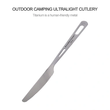 Bộ Đồ Ăn Du Lịch Boundless Voyage - Dao kéo titan, spork, đũa, ống hút, cắm trại, 334.730₫ 8