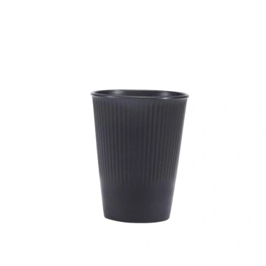 Bộ Đồ Ăn Ngoài Trời 3 Cái NLINNI: Dao, Kéo, Đĩa Nhựa Đen Sọc Dọc Chống Rơi, Bát & Cốc Thân Thiện - Giá 59.400₫