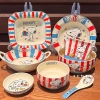 Bộ Đồ Ăn Snoopy Đồng Thương Hiệu 2.025 - Bát Gốm, Đĩa Salad, Bát Cơm, Thìa - Quà Tặng Gia Đình Giá 212.300 VND