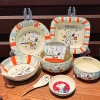 Bộ Đồ Ăn Snoopy Đồng Thương Hiệu 2.025 - Bát Gốm, Đĩa Salad, Bát Cơm, Thìa - Quà Tặng Gia Đình Giá 212.300 VND 2