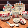 Bộ Đồ Ăn Snoopy Đồng Thương Hiệu 2.025 - Bát Gốm, Đĩa Salad, Bát Cơm, Thìa - Quà Tặng Gia Đình Giá 212.300 VND 4