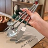 Bộ Đồ Ăn Thép Không Gỉ 304 Neptunus - Dao Nĩa Tay Cầm Tròn Phong Cách Phương Tây, Giá Ưu Đãi 67.817₫ 2