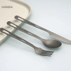 Bộ Đồ Ăn Titan Guouqna cho Gia Đình - Đũa Nĩa Thìa Bền, Thiết Kế Mờ, Giá 88.000₫ 2
