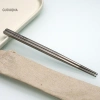 Bộ Đồ Ăn Titan Guouqna cho Gia Đình - Đũa Nĩa Thìa Bền, Thiết Kế Mờ, Giá 88.000₫ 5