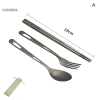 Bộ Đồ Ăn Titan Guouqna cho Gia Đình - Đũa Nĩa Thìa Bền, Thiết Kế Mờ, Giá 88.000₫ 8