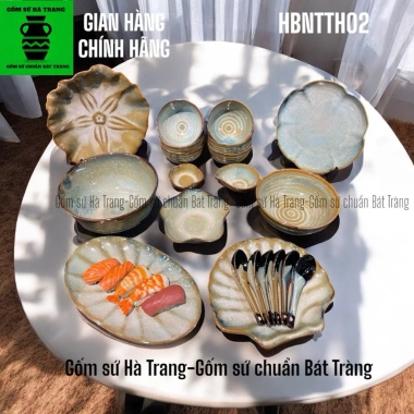 Bộ đồ ăn tự chọn gốm sứ Bát Tràng không chì, men hỏa biến ngọc trai – 90.000₫ 6 Bộ đồ ăn tự chọn gốm sứ Bát Tràng không chì, men hỏa biến ngọc trai – 90.000₫ 6