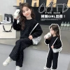 Bộ đồ áo nỉ bé gái hai mảnh phong cách Hàn Quốc và Tây, sequins mới - 228k 3