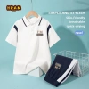 Bộ đồ áo polo bé trai HKAM - Thể thao trẻ em, mềm mại, thân thiện da, giá ưu đãi 351.000 VND
