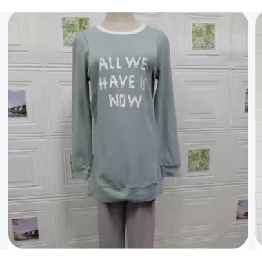 Bộ đồ bầu thu đông TRẦN BÔNG TB57 - Pijama dài tay Bigsize, quần áo sau sinh, thoải mái cho mẹ và con bú, giảm giá 189k