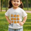 Bộ đồ bé gái áo thun Capybara và quần caro cotton thoáng mát, dễ thương, giá ưu đãi 188k