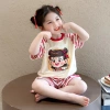 Bộ đồ bé gái mùa hè - Áo ngắn tay hoạt hình siêu dễ thương, giảm giá chỉ 181.141₫ 2