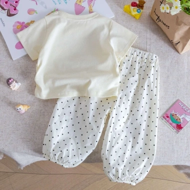 Bộ Đồ Bé Gái Mùa Hè Phong Cách Mới Hoạt Hình Tay Ngắn Siêu Mỏng Giá 255,806 VND