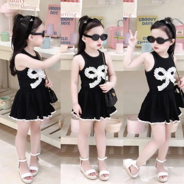 Bộ Đồ Bé Gái Set V8 Áo Thun Cộc Tay, Áo Ba Lỗ, Chân Váy Cotton 8-35kg Giá 131.700₫