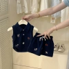 Bộ đồ bé gái tay ngắn mùa hè phong cách mới - Giá chỉ 167.689 VND, giảm mạnh